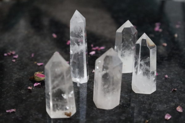 Prisme cristal de roche clarté