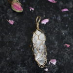 Pendentif cristal de roche brut – Image 3