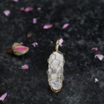 Pendentif cristal de roche brut – Image 2