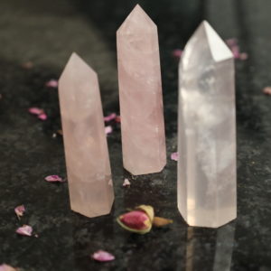 Prisme quartz rose douceur